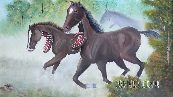 Old-Paintings-Added-Monsters-Christopher-Mcmahon