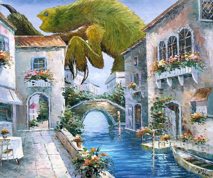 Old-Paintings-Added-Monsters-Christopher-Mcmahon