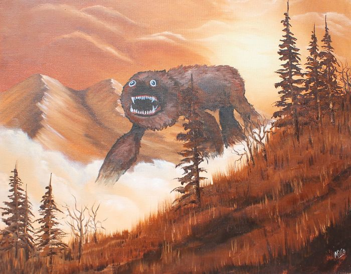 Old-Paintings-Added-Monsters-Christopher-Mcmahon