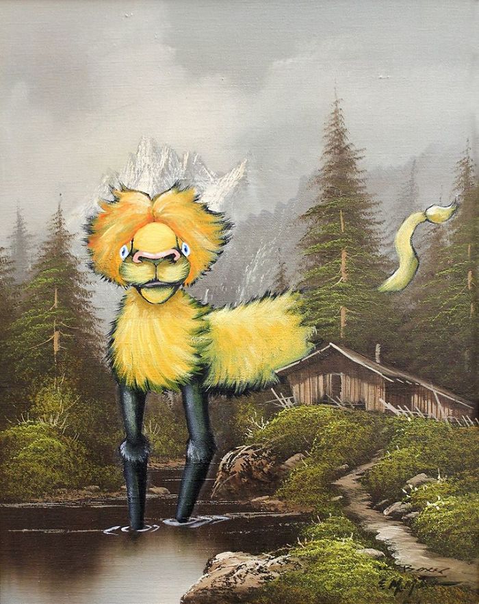 Old-Paintings-Added-Monsters-Christopher-Mcmahon