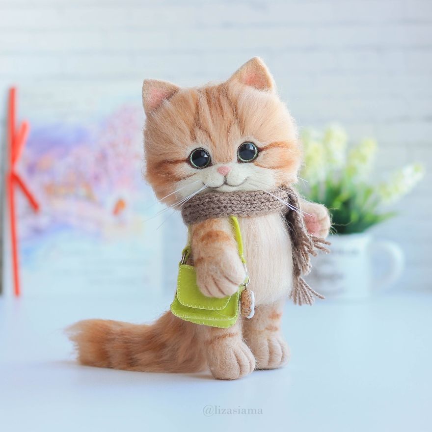 Russian Artist Produces Kittens Made Of Wool So Cute You Will Want One