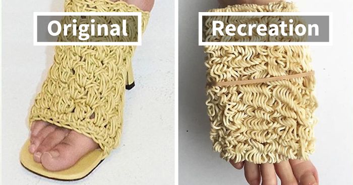 People Are Recreating “High Fashion” Looks From Household Items Out Of Quarantine Boredom (30 Pics)People Are Recreating “High Fashion” Looks From Household Items Out Of Quarantine Boredom (30 Pics)