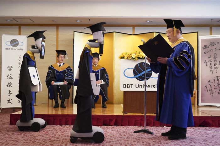Japanese University Found A Genius Solution For Their Graduation Ceremony During The Coronavirus Pandemic