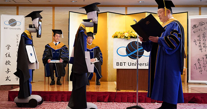 Japanese University Found A Genius Solution For Their Graduation Ceremony During The Coronavirus Pandemic