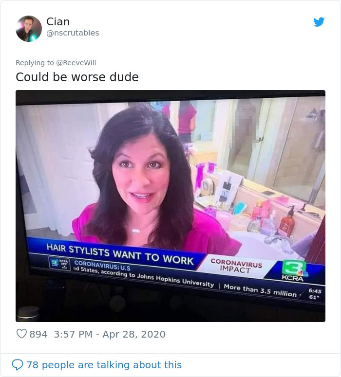 This Reporter Went On Air Wearing Only A Suit Coat And No Pants, Not Realizing Everyone Could See His Legs