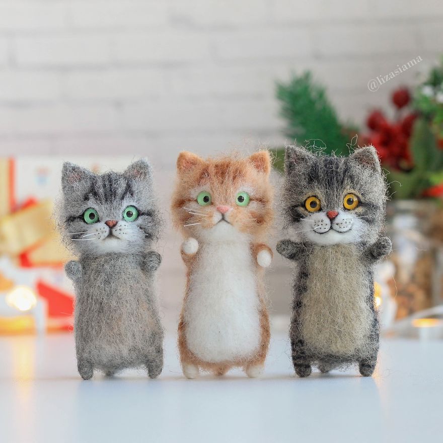 Russian Artist Produces Kittens Made Of Wool So Cute You Will Want One