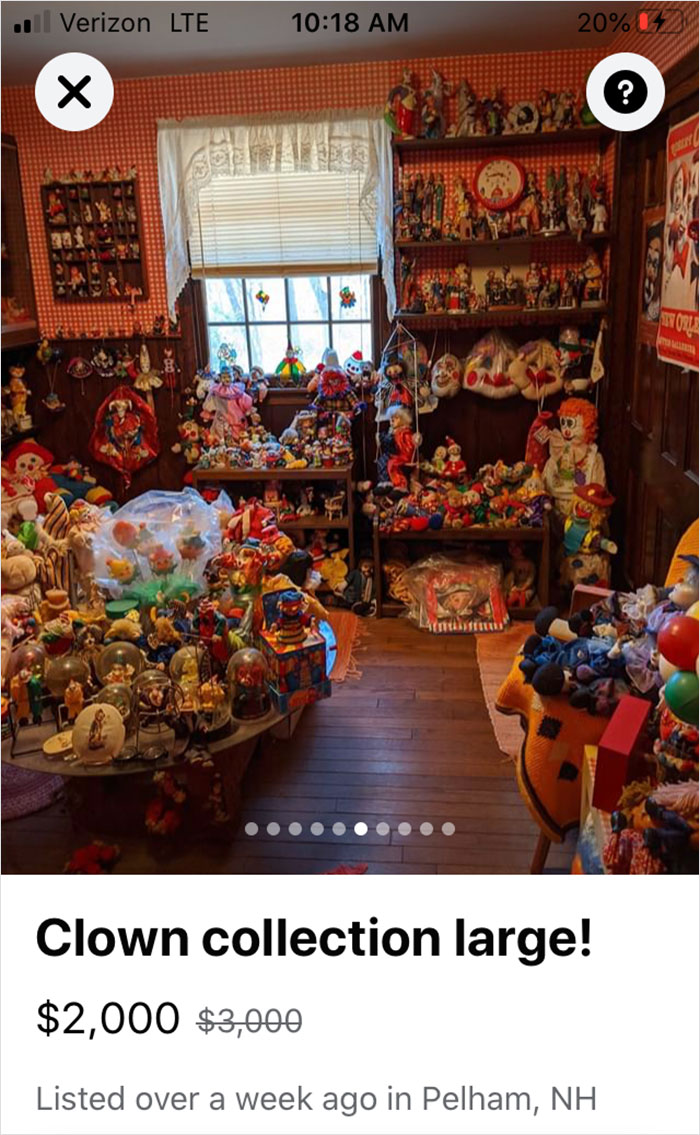 This Is Just One Of Many Different Sections Of This Person’s Clown House