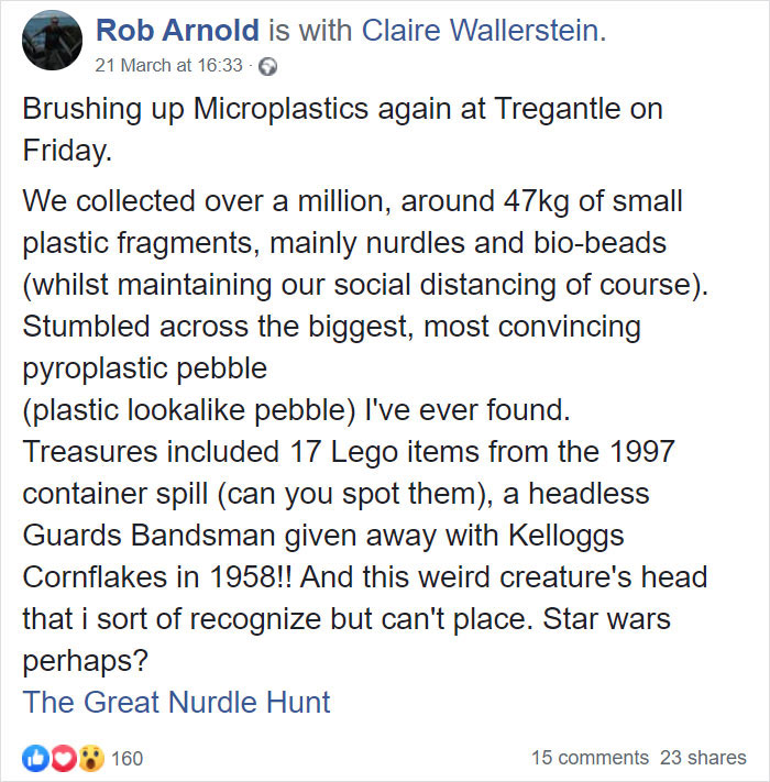 Man Takes Home 551lbs Of Trash From The Beach, Sorts It Out In His Backyard And Shares Interesting Finds Man Takes Home 551lbs Of Trash From The Beach, Sorts It Out In His Backyard And Shares Interesting Finds