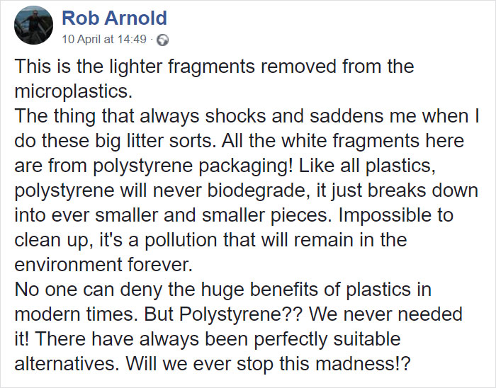 Man Takes Home 551lbs Of Trash From The Beach, Sorts It Out In His Backyard And Shares Interesting Finds Man Takes Home 551lbs Of Trash From The Beach, Sorts It Out In His Backyard And Shares Interesting Finds