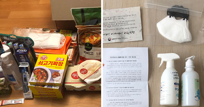 This Is What The South Korean Government Comfort Package For Quarantined People Looks Like