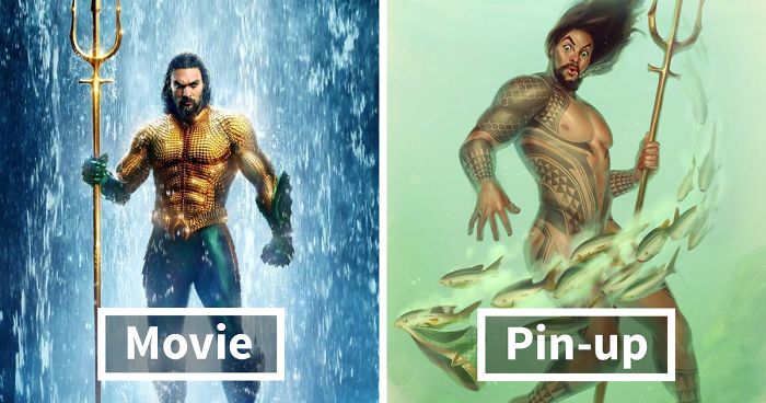 Artist Draws Male Superheroes As Pin-Up Models And The Prints Are Selling Out Fast