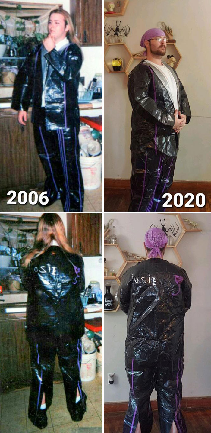 Found My Duct Tape Prom Suit While Cleaning