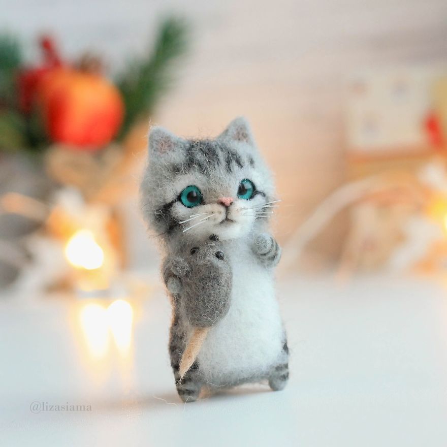 Russian Artist Produces Kittens Made Of Wool So Cute You Will Want One