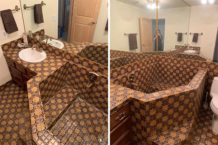 Our 1978 Mirrored Gem! So Much Brown!