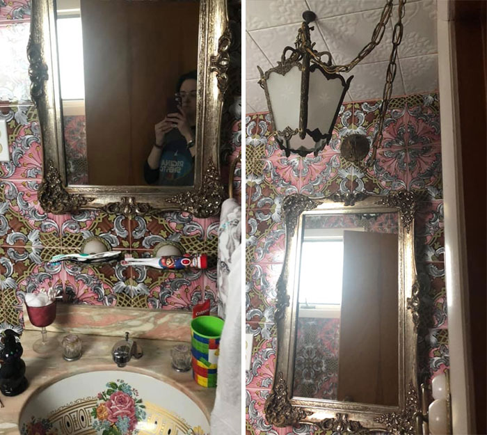 This Is The Bathroom In My New Home. Think It Was Done In The 60s