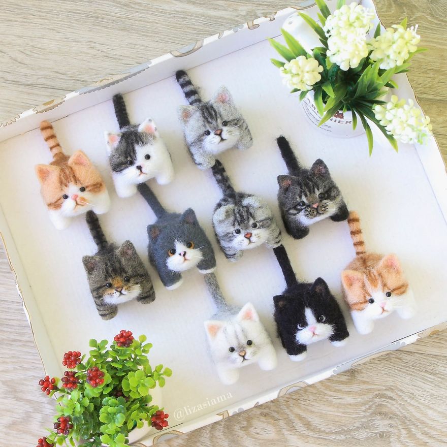 Russian Artist Produces Kittens Made Of Wool So Cute You Will Want One