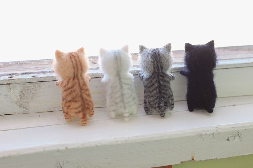 Russian Artist Produces Kittens Made Of Wool So Cute You Will Want One