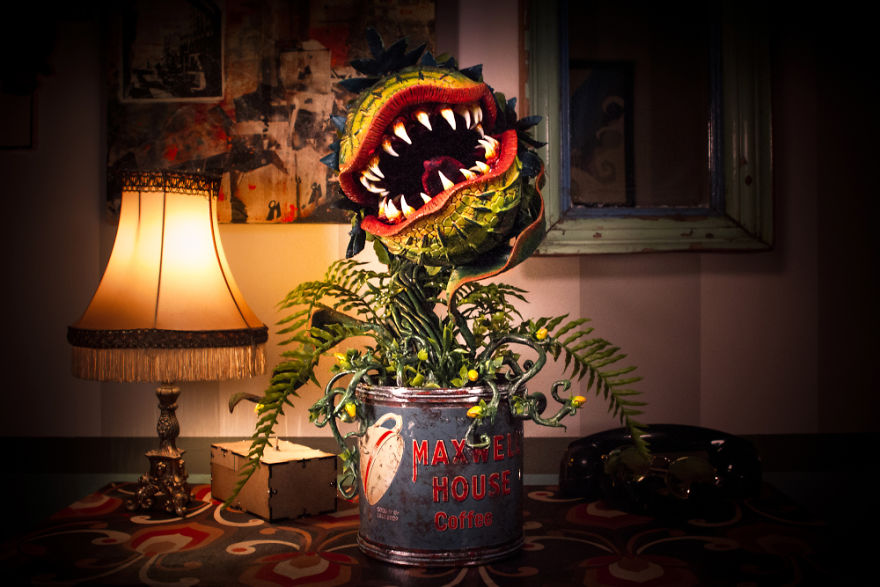 I Handcrafted Audrey 2 From “Little Shop Of Horrors” From Materials I Had At Home During The Quarantine I Handcrafted Audrey 2 From “Little Shop Of Horrors” From Materials I Had At Home During The Quarantine