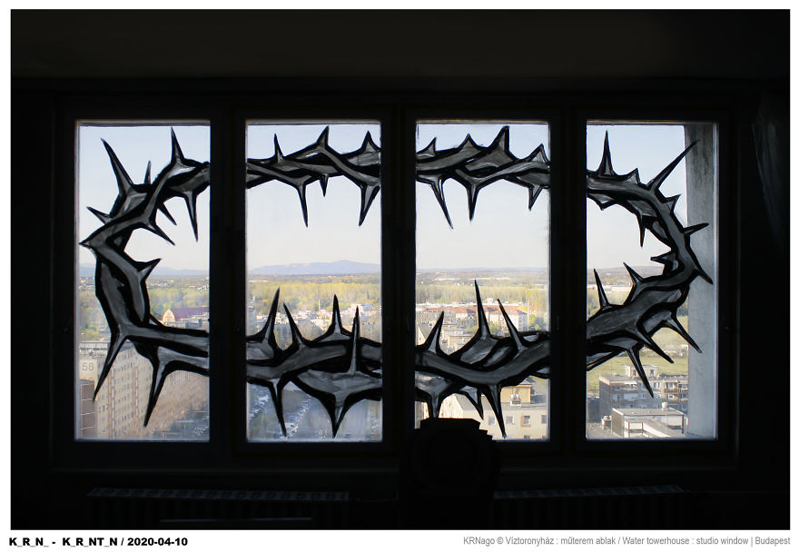 While I'm Stuck In Quarantine, I Started An Art Project On My Windows While I'm Stuck In Quarantine, I Started An Art Project On My Windows