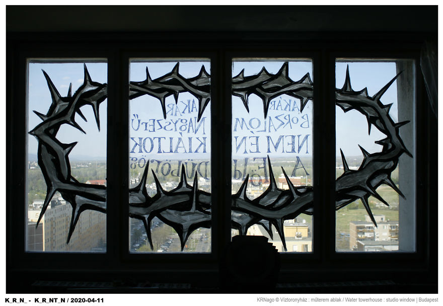 While I'm Stuck In Quarantine, I Started An Art Project On My Windows While I'm Stuck In Quarantine, I Started An Art Project On My Windows