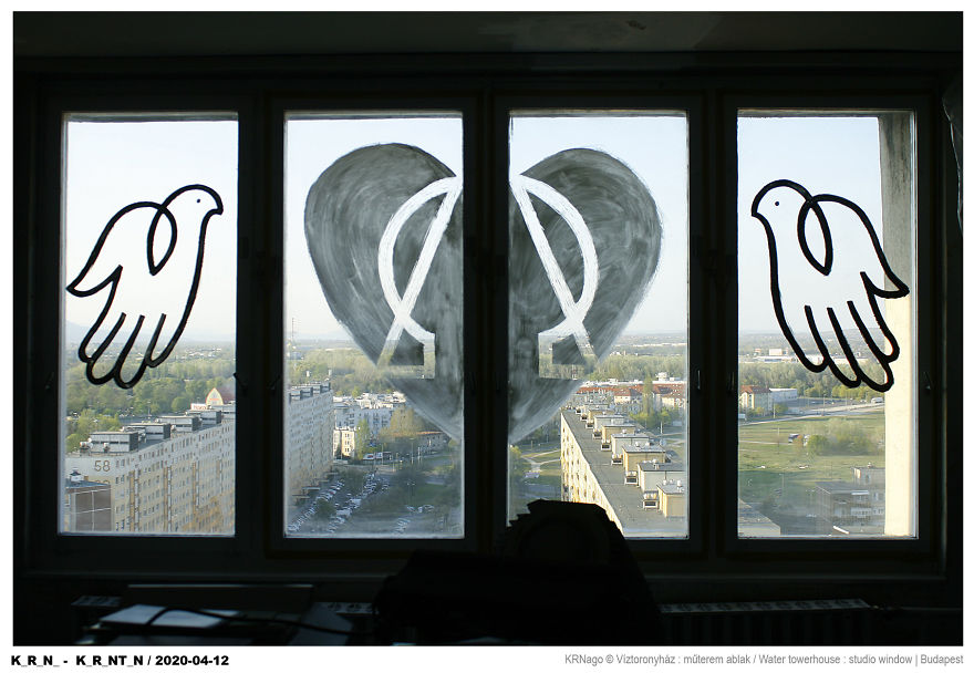 While I'm Stuck In Quarantine, I Started An Art Project On My Windows While I'm Stuck In Quarantine, I Started An Art Project On My Windows