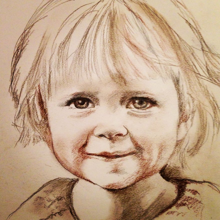 My Drawings And Paintings Of My Daughter