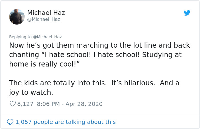 Neighborhood Decides To Do Co-Op Homeschooling, Retired Marine Takes Up Teaching PE And Kids Love It Neighborhood Decides To Do Co-Op Homeschooling, Retired Marine Takes Up Teaching PE And Kids Love It