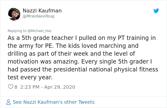 Neighborhood Decides To Do Co-Op Homeschooling, Retired Marine Takes Up Teaching PE And Kids Love It