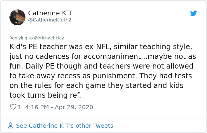 Neighborhood Decides To Do Co-Op Homeschooling, Retired Marine Takes Up Teaching PE And Kids Love It