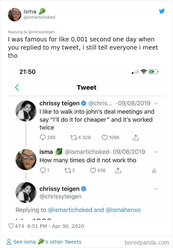 People-Share-Their-1-Minute-Of-Fame-Stories-Chrissy-Teigen