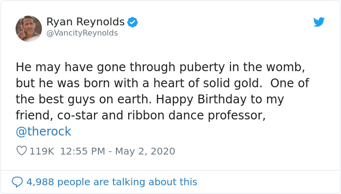 Ryan Reynolds Wishes The Rock A Happy Birthday In His Usual Bromantic Way