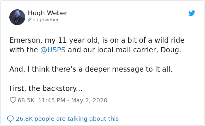 11Y.O Girl Befriends Mail Carrier By Sending Letters, Teaches Everyone The Importance Of Human Connection During These Tough Times