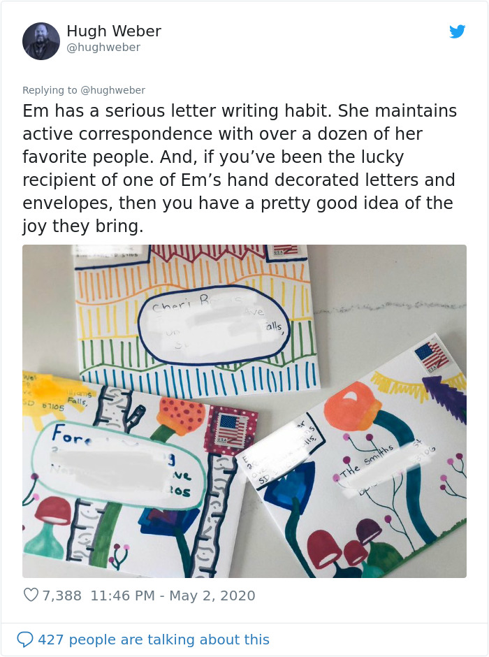 11Y.O Girl Befriends Mail Carrier By Sending Letters, Teaches Everyone The Importance Of Human Connection During These Tough Times
