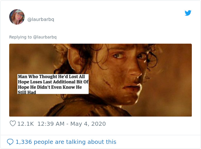 Person Matches Scenes From 'The Lord Of The Rings' To Funny Headlines From 'The Onion' And Fans Find It Hilarious Person Matches Scenes From 'The Lord Of The Rings' To Funny Headlines From 'The Onion' And Fans Find It Hilarious