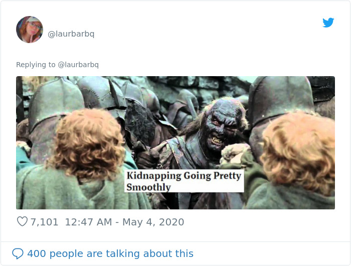 Person Matches Scenes From 'The Lord Of The Rings' To Funny Headlines From 'The Onion' And Fans Find It Hilarious Person Matches Scenes From 'The Lord Of The Rings' To Funny Headlines From 'The Onion' And Fans Find It Hilarious