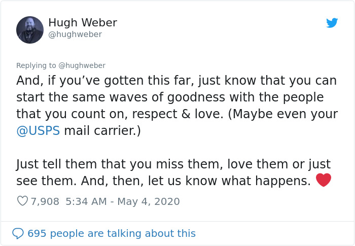 11Y.O Girl Befriends Mail Carrier By Sending Letters, Teaches Everyone The Importance Of Human Connection During These Tough Times