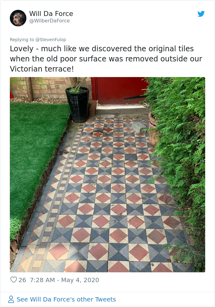 After City Hall Renovation Unveils A Stunning Early 20th Century Tiled Floor, People Start Sharing Their Own Unexpected Discoveries As Well After City Hall Renovation Unveils A Stunning Early 20th Century Tiled Floor, People Start Sharing Their Own Unexpected Discoveries As Well