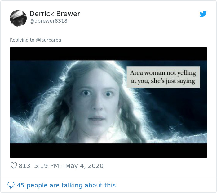 Person Matches Scenes From 'The Lord Of The Rings' To Funny Headlines From 'The Onion' And Fans Find It Hilarious Person Matches Scenes From 'The Lord Of The Rings' To Funny Headlines From 'The Onion' And Fans Find It Hilarious