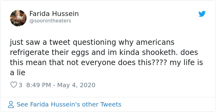 Americans Realize That Almost All Of The Rest Of The World Do Not Buy Refrigerated Eggs And A TikToker Explains Why Americans Realize That Almost All Of The Rest Of The World Do Not Buy Refrigerated Eggs And A TikToker Explains Why