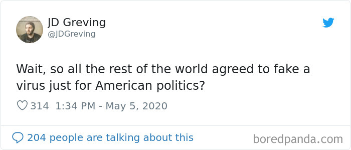 Nah, Whole Planet's Countries, Media, Scientists, Citizens Had A Meeting And Decided To Troll America