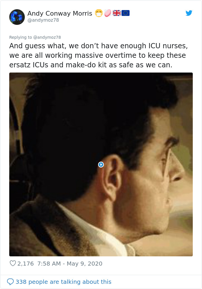 ICU Consultant Takes To Social Media To Explain The Consequences Of Lifting The Lockdown For A Street Party ICU Consultant Takes To Social Media To Explain The Consequences Of Lifting The Lockdown For A Street Party