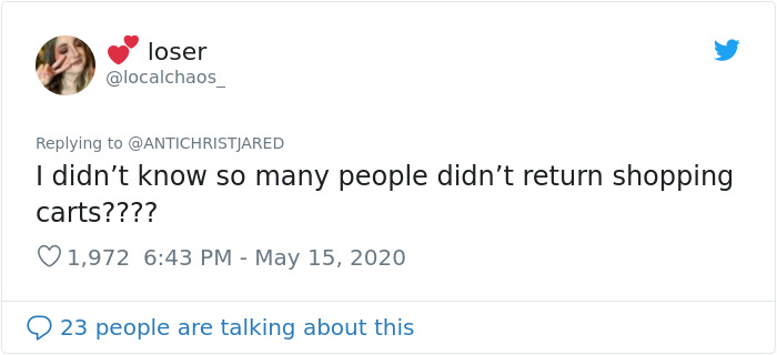 Someone Tweets This Shopping Cart Test That Tells If You're A Good Or A Bad Person And It's Pretty Accurate Someone Tweets This Shopping Cart Test That Tells If You're A Good Or A Bad Person And It's Pretty Accurate
