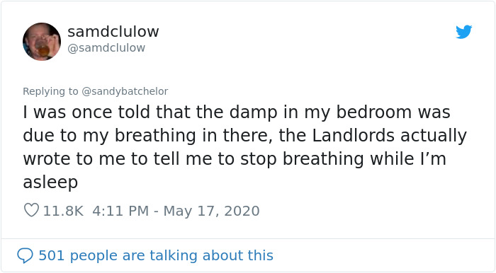 Guy Films A Hilarious Apartment Tour For His Letting Agent After Being Forced Out Of It By The Landlord, Doesn't Let Any Problem Go Unnoticed Guy Films A Hilarious Apartment Tour For His Letting Agent After Being Forced Out Of It By The Landlord, Doesn't Let Any Problem Go Unnoticed