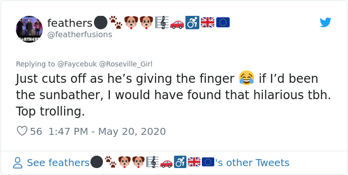 Crane Operator Annoys Sunbather By Casting A Shadow On Him Crane Operator Annoys Sunbather By Casting A Shadow On Him