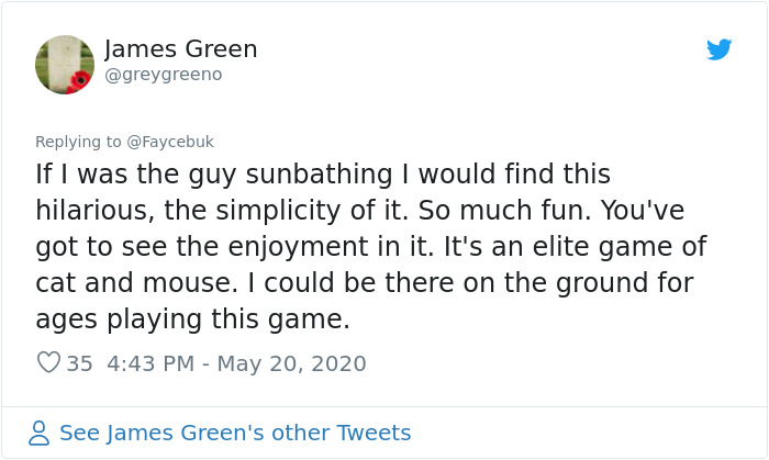 Crane Operator Annoys Sunbather By Casting A Shadow On Him