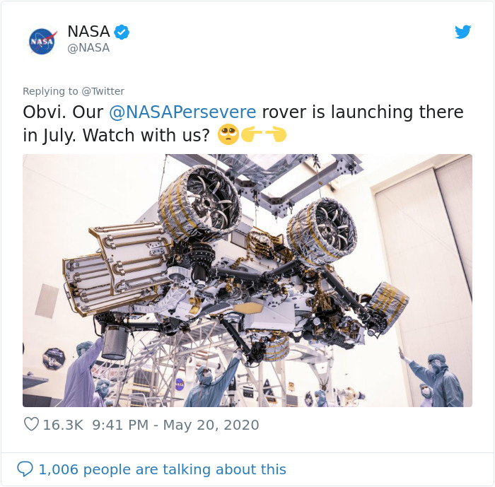 Flirty Conversation Between Twitter And NASA Is Going Viral Flirty Conversation Between Twitter And NASA Is Going Viral