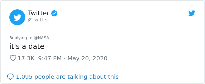 Flirty Conversation Between Twitter And NASA Is Going Viral Flirty Conversation Between Twitter And NASA Is Going Viral