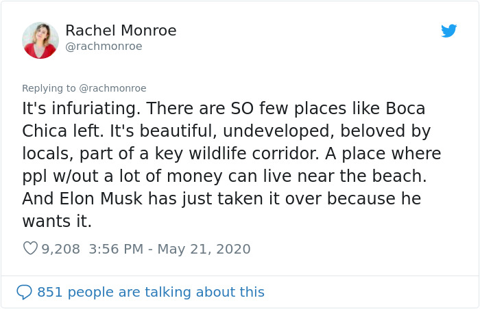&lsquo;It&rsquo;s Infuriating&rsquo; &ndash; Woman Shares What It&rsquo;s Like To Be Elon Musk&rsquo;s SpaceX Neighbor