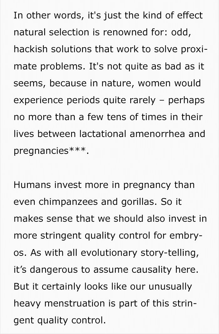 Someone Asks What's The Evolutionary Purpose Of Having Periods, And This Scientist Delivered An In-Depth Answer Someone Asks What's The Evolutionary Purpose Of Having Periods, And This Scientist Delivered An In-Depth Answer