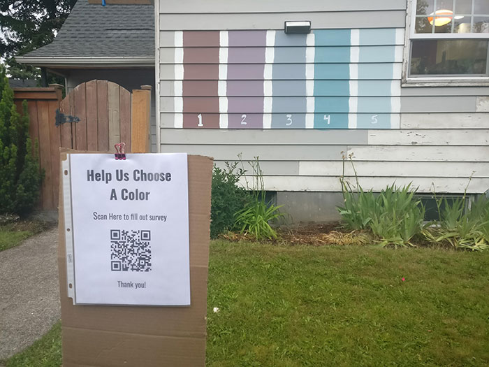Family Asks Neighbors To Pick Their Next House Color By Creating A Survey, Gets Over 110,000 Votes Family Asks Neighbors To Pick Their Next House Color By Creating A Survey, Gets Over 110,000 Votes